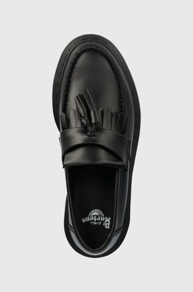 Шкіряні мокасини Dr. Martens Adrian Mono жіночі колір чорний на плоскому ходу DM30637001 фото 4