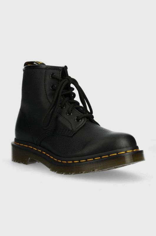 Шкіряні черевики Dr. Martens 101 жіночі колір чорний на платформі DM30700001 DM30700001-Black фото 2