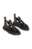 Шкіряні сандалі Dr. Martens Garin жіночі колір чорний DM30766001 DM30766001-Black