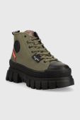 Кеди Palladium METROPOLITAN REVOLT жіночі колір зелений 97242.309.M