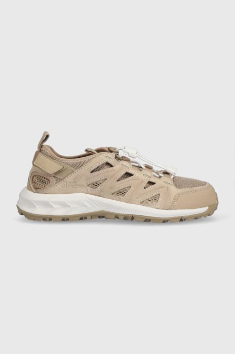Черевики Jack Wolfskin Woodland 2 Hybrid Low жіночі колір бежевий