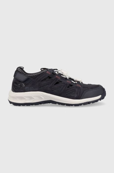 Черевики Jack Wolfskin Woodland 2 Hybrid Low жіночі колір синій Черевики Jack Wolfskin Woodland 2 Hybrid Low жіночі колір синій