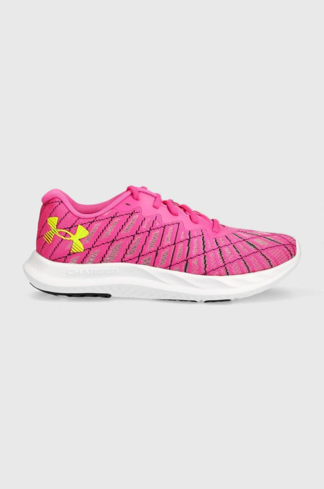 Бігові кросівки Under Armour Charged Breeze 2 колір рожевий