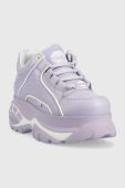 Шкіряні кросівки Buffalo 1339-14 2.0 колір фіолетовий 1533296