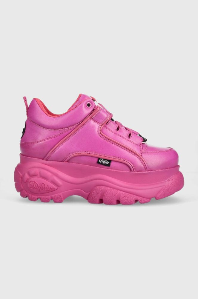 Шкіряні кросівки Buffalo 1339-14 2.0 колір рожевий 1533298