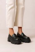 Мокасини Alohas Trailblazer жіночі колір чорний на платформі S00381.25