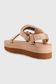 Сандалі Teva Flatform Universal жіночі колір бежевий на платформі 1008844 1008844.MSLN-MSLN