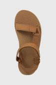 Шкіряні сандалі Teva Universal Ceres жіночі колір коричневий на платформі 1139950