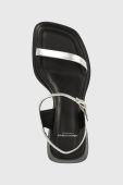 Шкіряні сандалі Vagabond Shoemakers Ines колір срібний 5311.183.79