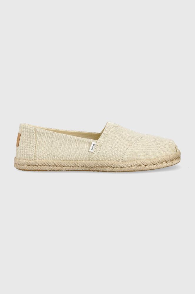 Еспадрилі Toms Alpargata Rope колір бежевий 10019907