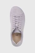 Замшеві кросівки Birkenstock Bend Low колір фіолетовий 1024680