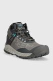 Черевики Keen Nxis Evo Mid жіночі колір сірий