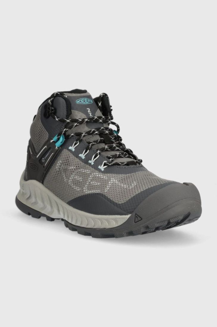 Черевики Keen Nxis Evo Mid жіночі колір сірий