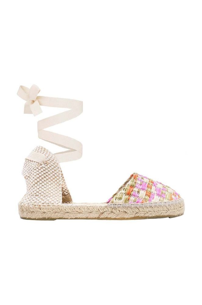 Еспадрилі Manebi Flat Valenciana Espadrilles колір бежевий G 7.0 P0