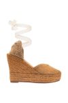 Еспадрилі Manebi Heart-Shaped Wedge Espadrilles колір коричневий R 2.0 WH