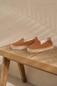Замшеві еспадрилі Manebi Double Sole Espadrilles колір коричневий на платформі R 3.9 D0