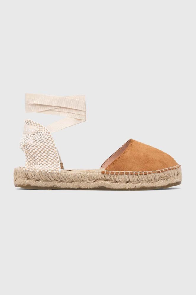 Еспадрилі Manebi Flat Valenciana Espadrilles колір коричневий R 3.9 P0