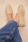 Еспадрилі Manebi Flat Espadrilles колір бежевий V 2.7 N0