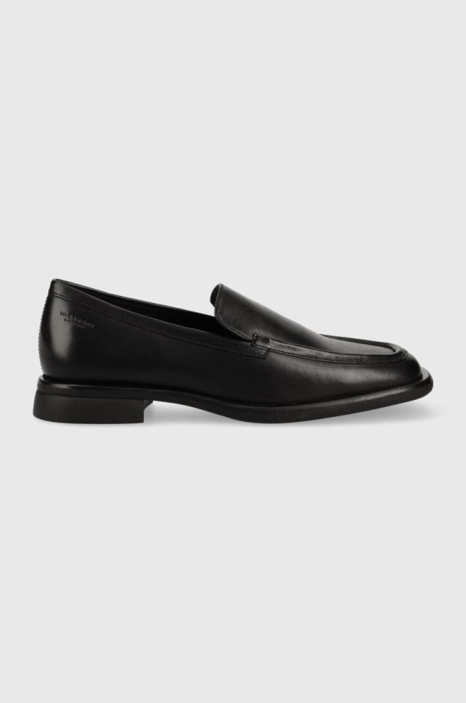 Шкіряні мокасини Vagabond Shoemakers BRITTIE жіночі колір чорний на плоскому ходу 5451.001.20