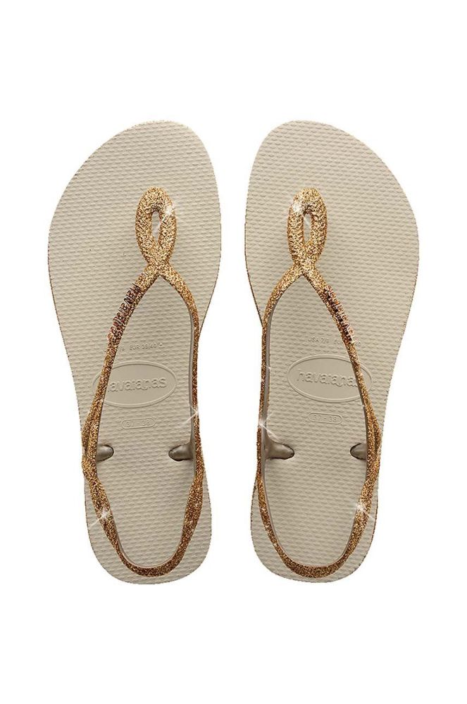 Сандалі Havaianas LUNA SPARKLE жіночі колір золотий 4148065.0121