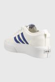 Кеди adidas Originals Nizza Platform HQ1909 жіночі колір білий HQ1909-WHT/SELUBL