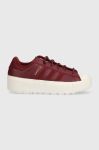 Кросівки adidas Originals SUPERSTAR BONEGA X SHARED колір бордовий Кросівки adidas Originals SUPERSTAR BONEGA X SHARED колір бордовий