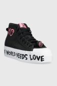 Кеди adidas Originals NIZZA PLATFORM MID x ANDR? SARAIVA жіночі колір чорний