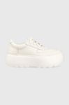 Шкіряні кросівки UGG Marin Mega Lace колір білий 1133970 Шкіряні кросівки UGG Marin Mega Lace колір білий 1133970