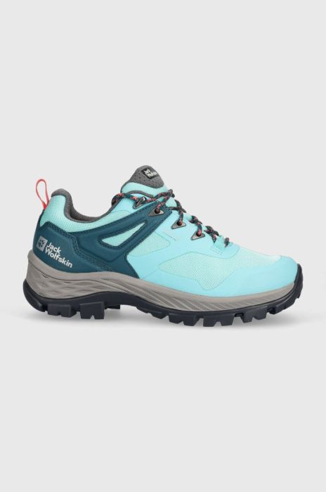 Черевики Jack Wolfskin Rebellion Guide Texapore Low жіночі колір бірюзовий