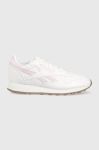Кросівки Reebok Classic Classic Vegan HQ1496 колір білий HQ1496-FTW/PNK/T Кросівки Reebok Classic Classic Vegan HQ1496 колір білий HQ1496-FTW/PNK/T