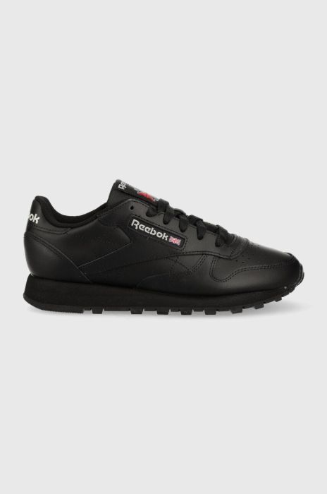 Шкіряні кросівки Reebok CLASSIC LEATHER колір чорний GY0960-CBLAC/PUGR
