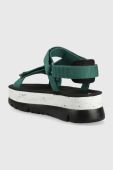 Сандалі Camper Oruga Up жіночі колір зелений на платформі