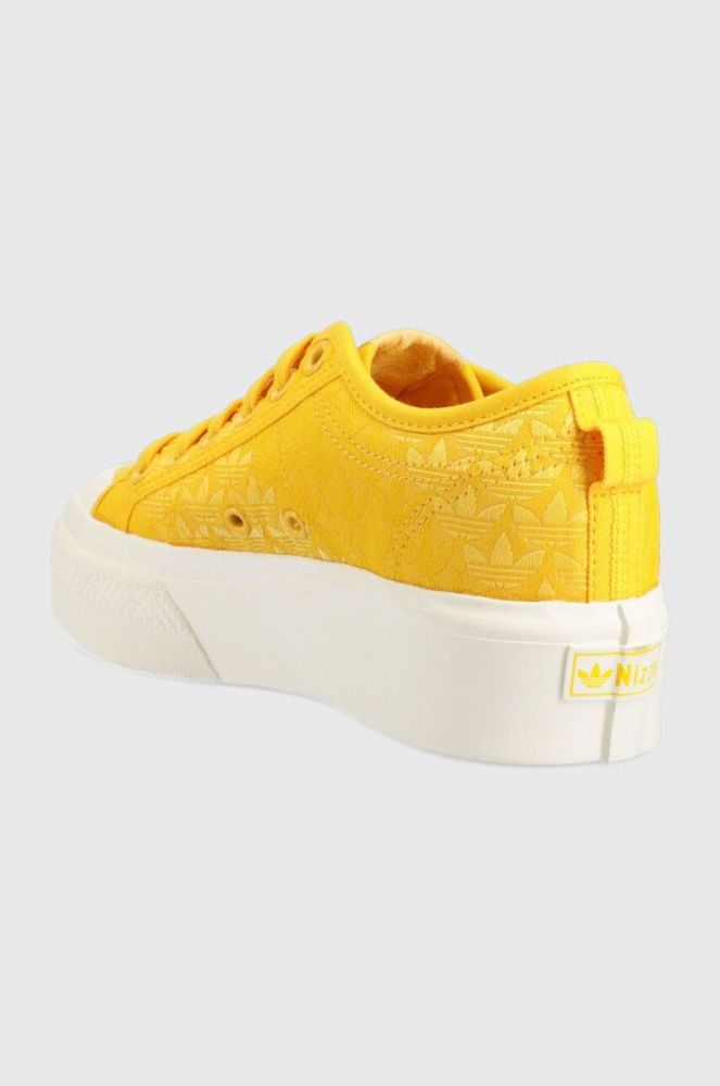 Кеди adidas Originals Nizza Platform жіночі колір жовтий фото 3
