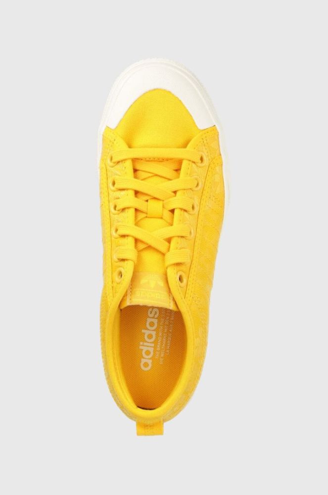 Кеди adidas Originals Nizza Platform жіночі колір жовтий фото 4