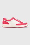 Шкіряні кросівки Lauren Ralph Lauren HAILEY II колір рожевий 802904469004 Шкіряні кросівки Lauren Ralph Lauren HAILEY II колір рожевий 802904469004