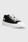 Кеди Karl Lagerfeld KAMPUS III жіночі колір чорний KL60316