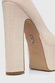 Туфлі Steve Madden Skyrise колір бежевий на платформі SM11002238