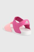 Дитячі сандалі adidas ADILETTE SANDAL K колір рожевий