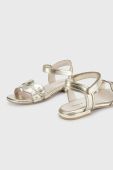 Дитячі шкіряні сандалі Mayoral колір золотий (3061792)