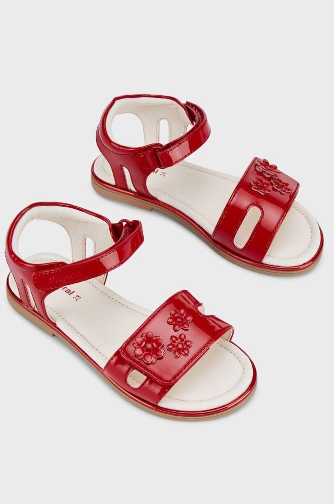 Дитячі сандалі Mayoral колір червоний (2984509)