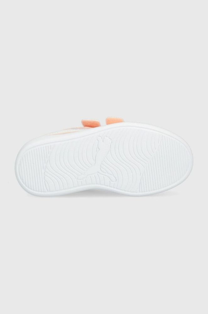 Дитячі кросівки Puma Courtflex v2 Mesh V PS колір рожевий фото 5