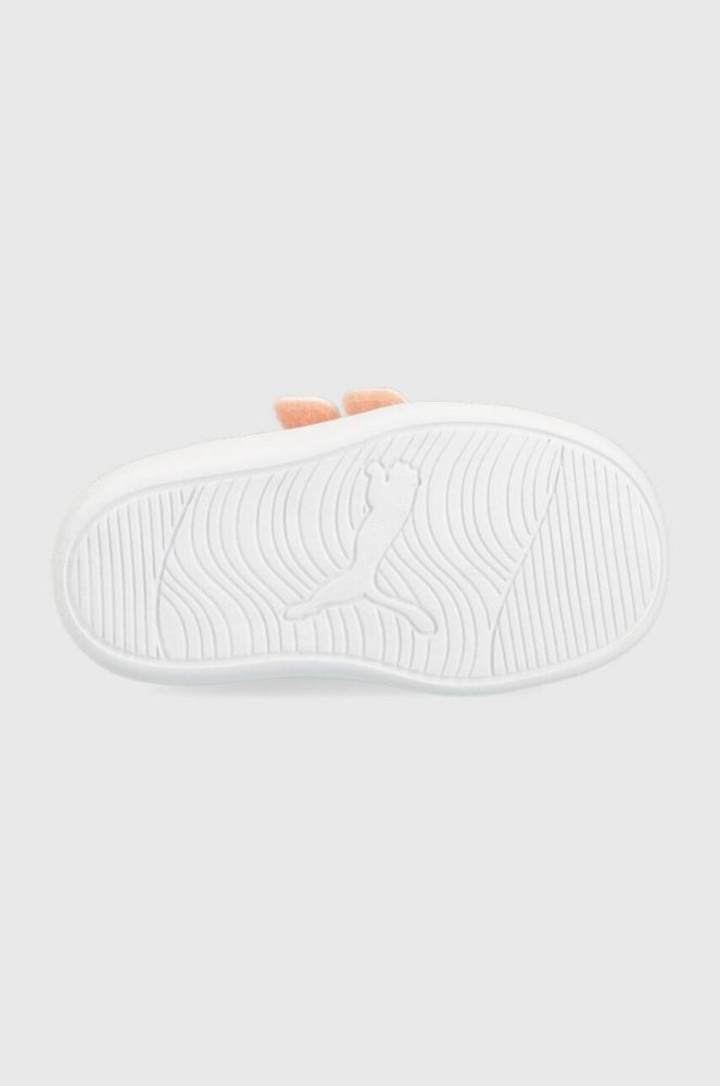 Дитячі кросівки Puma Courtflex v2 Mesh V Inf колір рожевий фото 5