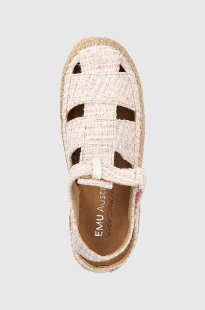 Дитячі сандалі Emu Australia Cove Tweed колір рожевий фото 4
