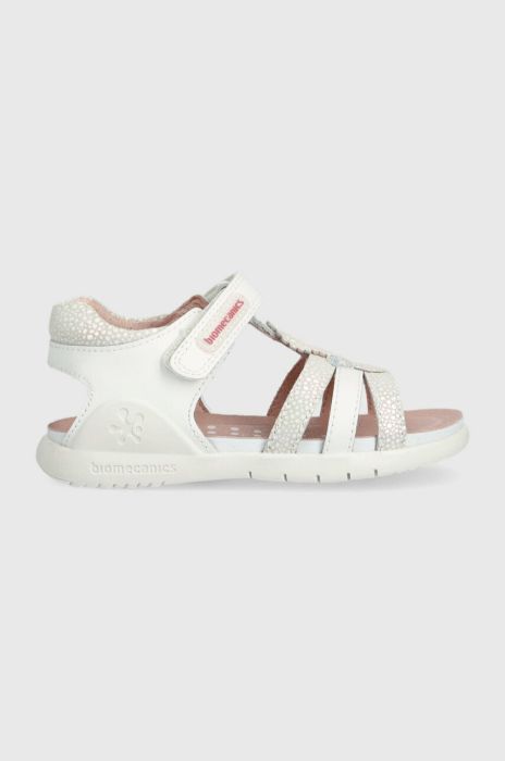 Дитячі шкіряні сандалі Biomecanics колір білий (3019111)