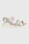 Дитячі шкіряні сандалі Biomecanics колір срібний (3028204)