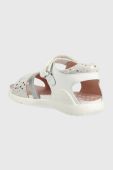 Дитячі шкіряні сандалі Biomecanics колір білий (3019278)