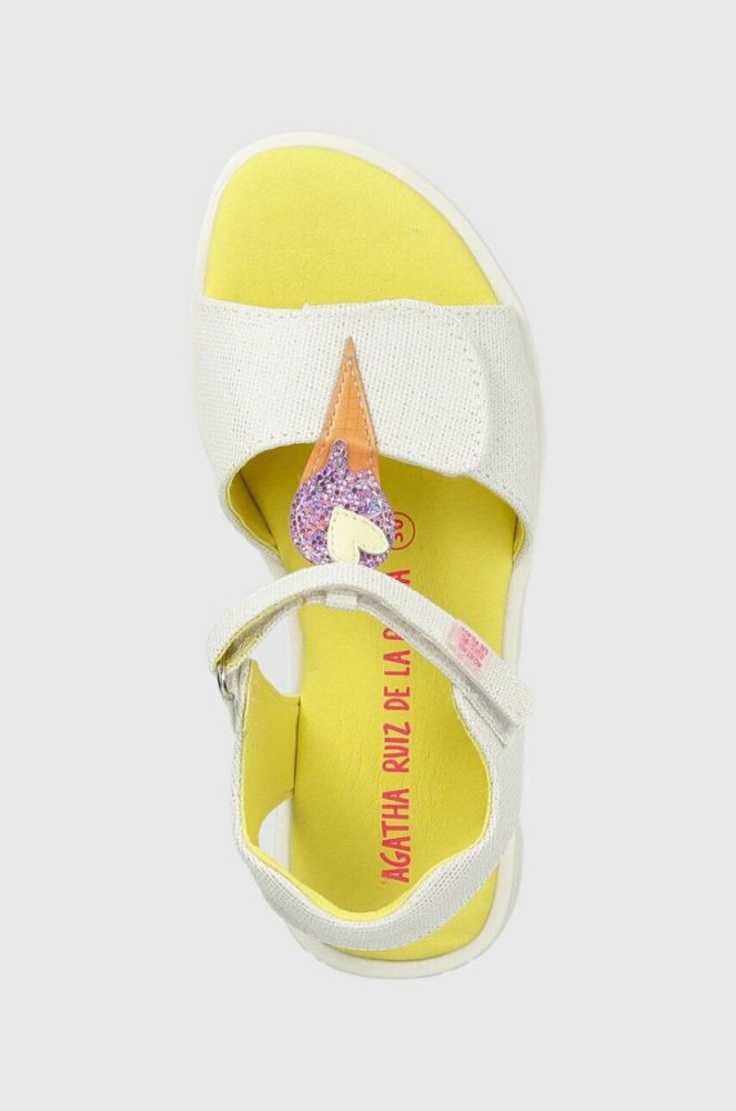 Дитячі сандалі Agatha Ruiz de la Prada колір білий (3019331) фото 4