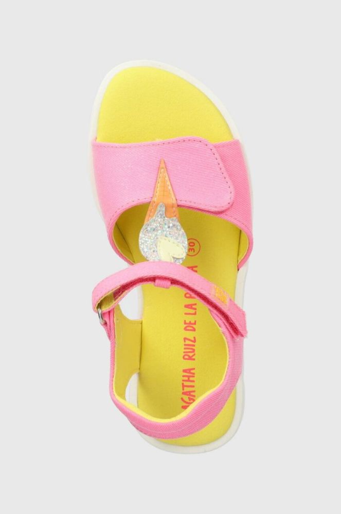 Дитячі сандалі Agatha Ruiz de la Prada колір рожевий (3019322) фото 4