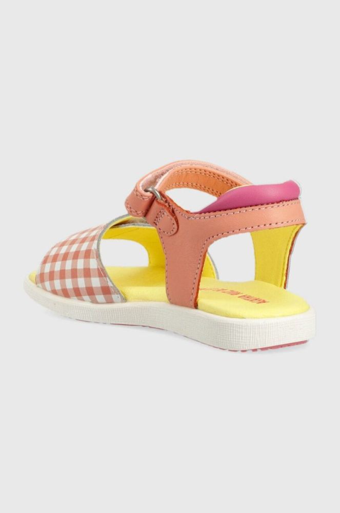 Дитячі шкіряні сандалі Agatha Ruiz de la Prada колір рожевий (3019338) фото 3