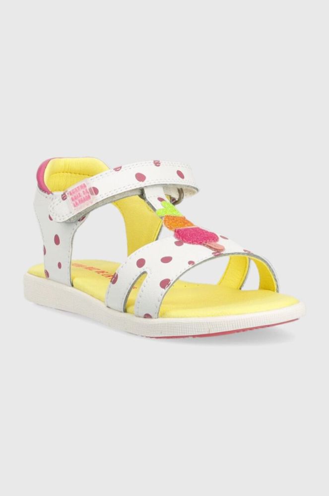 Дитячі шкіряні сандалі Agatha Ruiz de la Prada колір білий (3074267) фото 2